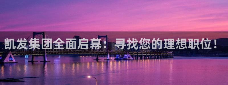 德国多多28g集团：凯发集团全面启幕：寻找您的理想职位！